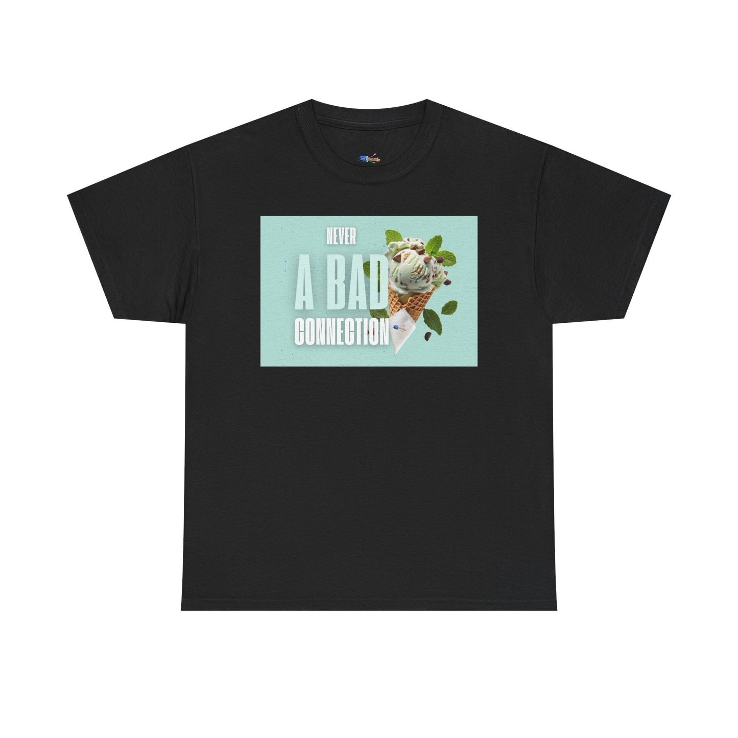 Never a Bad Connection – Mint Ice Cream Graphic T-Shirt