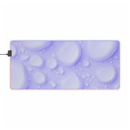 Gaming LED Desk Mat – Lilac Dew