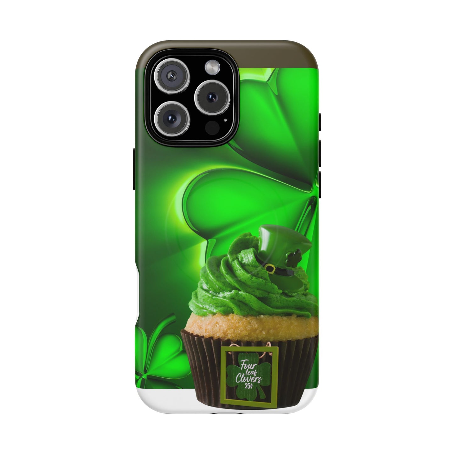 Protective Phone Case – Lucky Clover Cupcake