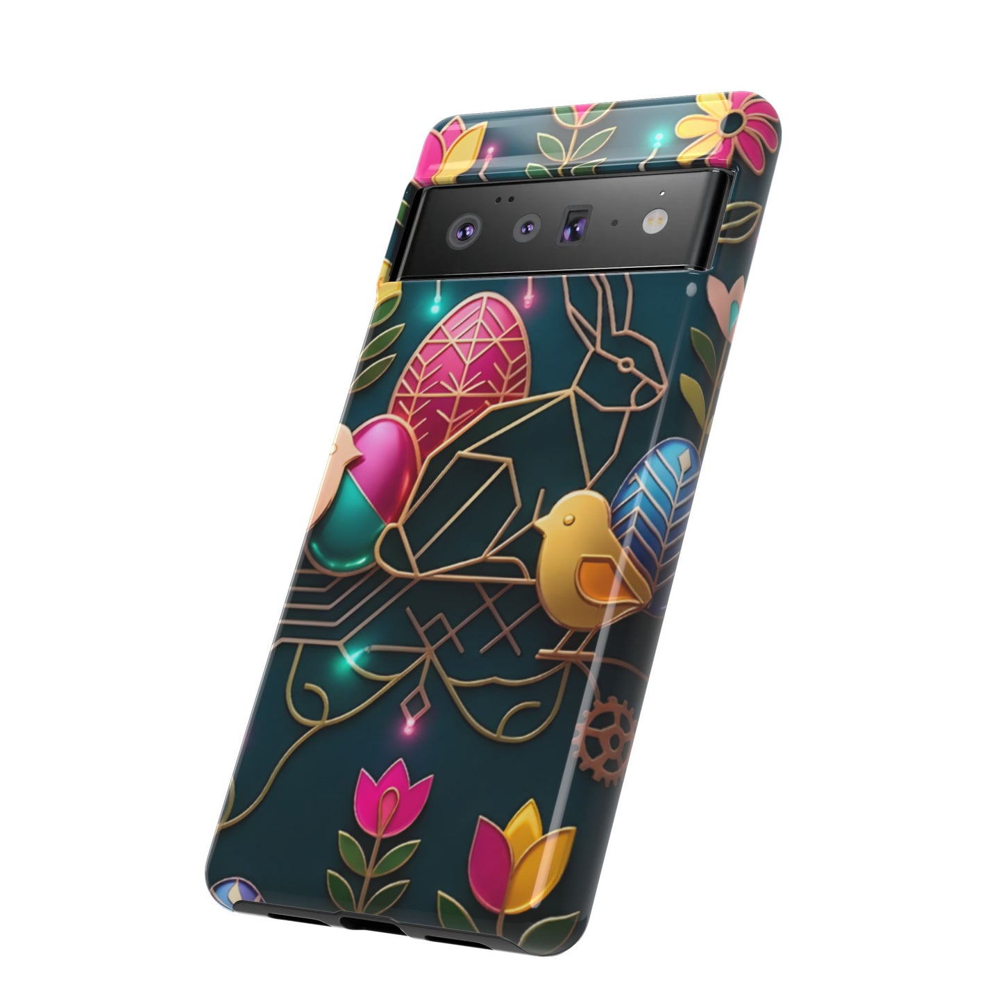 Protective Phone Case – Jeweled Garden