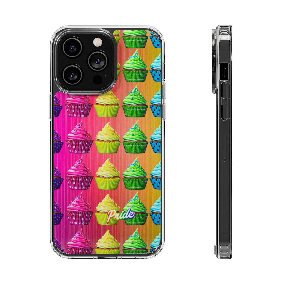 Clear Magnetic Phone Case – Sweet Pride – Compatible with iPhone 13–16 Series