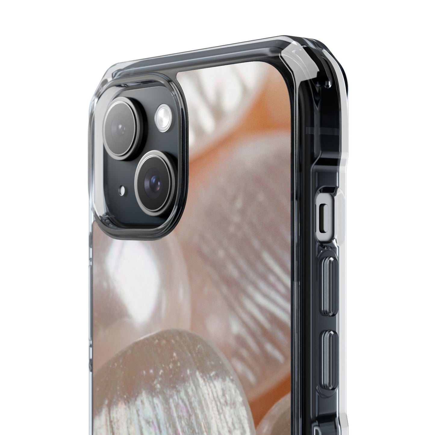 Clear Magnetic Phone Case – Blush Pearl