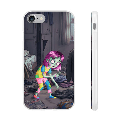 Zombie Girl Phone Case — Cute Creepy Cartoon Phone Cover