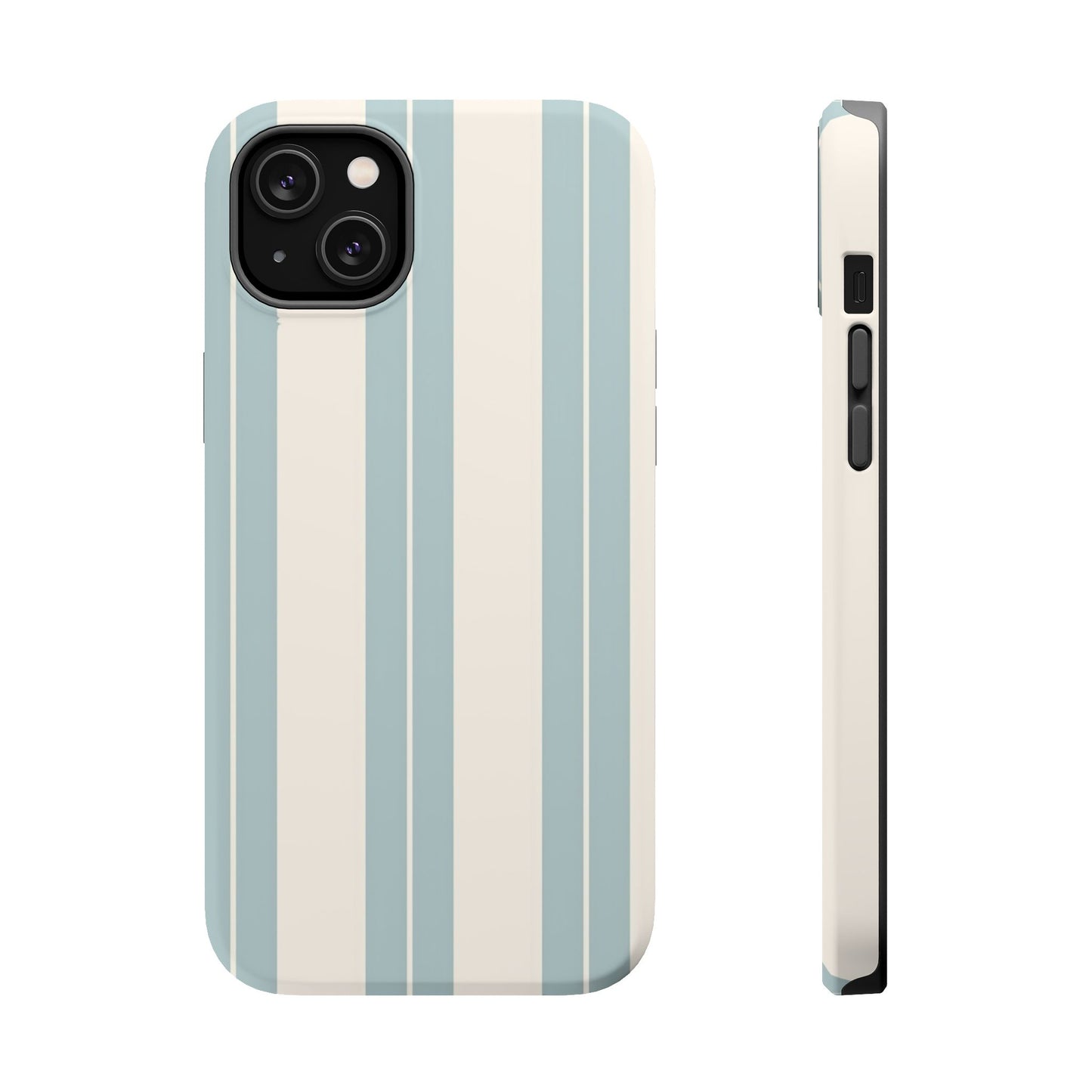 Wireless-Charging Compatible Case – Coastal Stripe