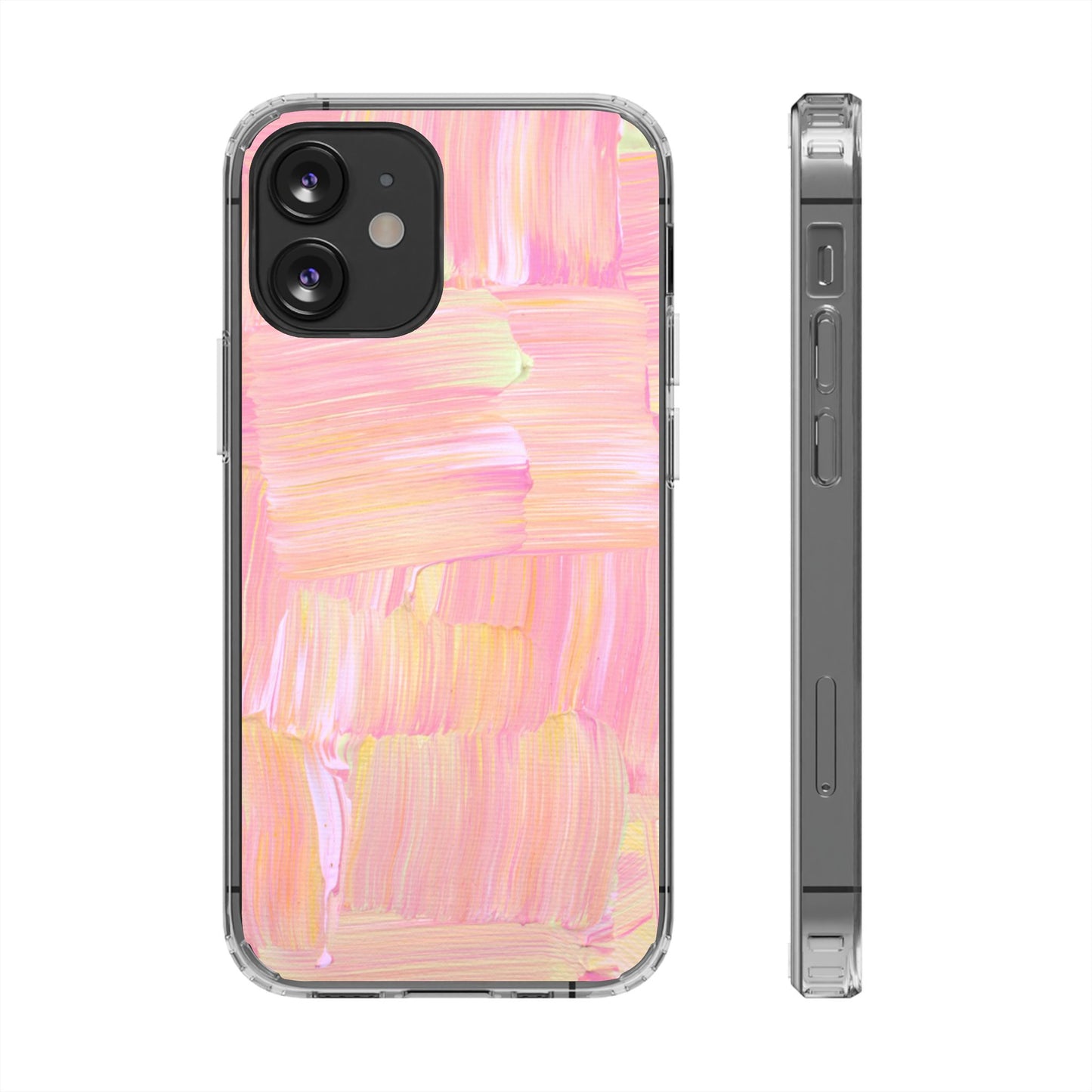 Clear Phone Case – Sorbet Stroke