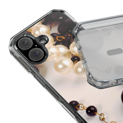 Clear Magnetic Phone Case – Noir Pearl