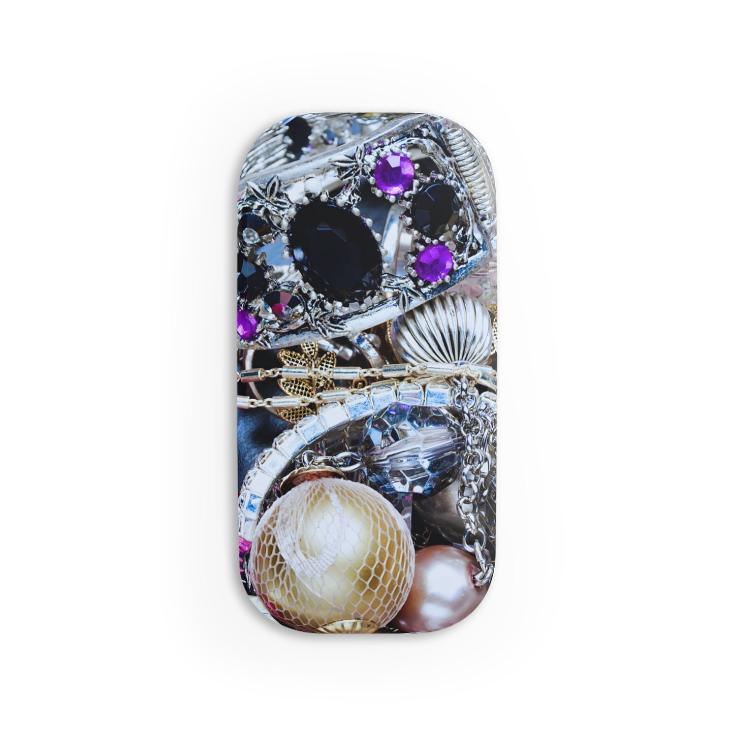 Phone Grip – Chrome Jewel