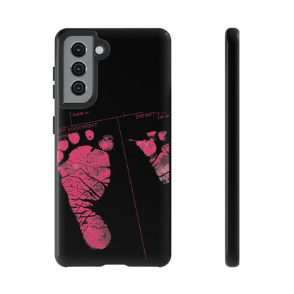 Protective Phone Case – Mom’s Little Pink Footprints