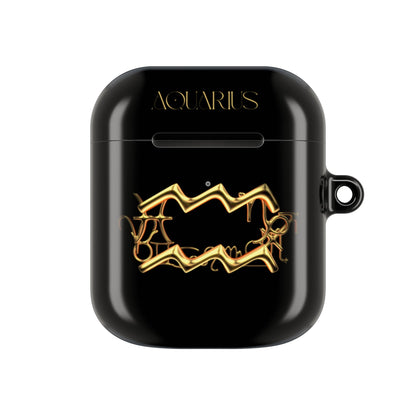 Earbud Case Cover – Luminous Aquarius