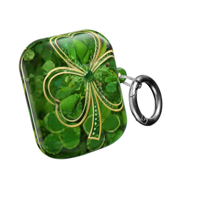 Earbud Case Cover – Lucky Clover Shamrock Kiss
