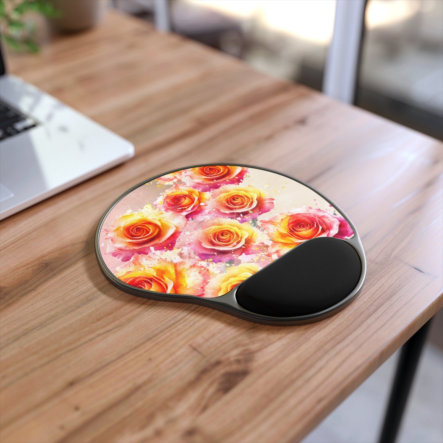 Ergonomic Mouse Pad – Sunset Roses