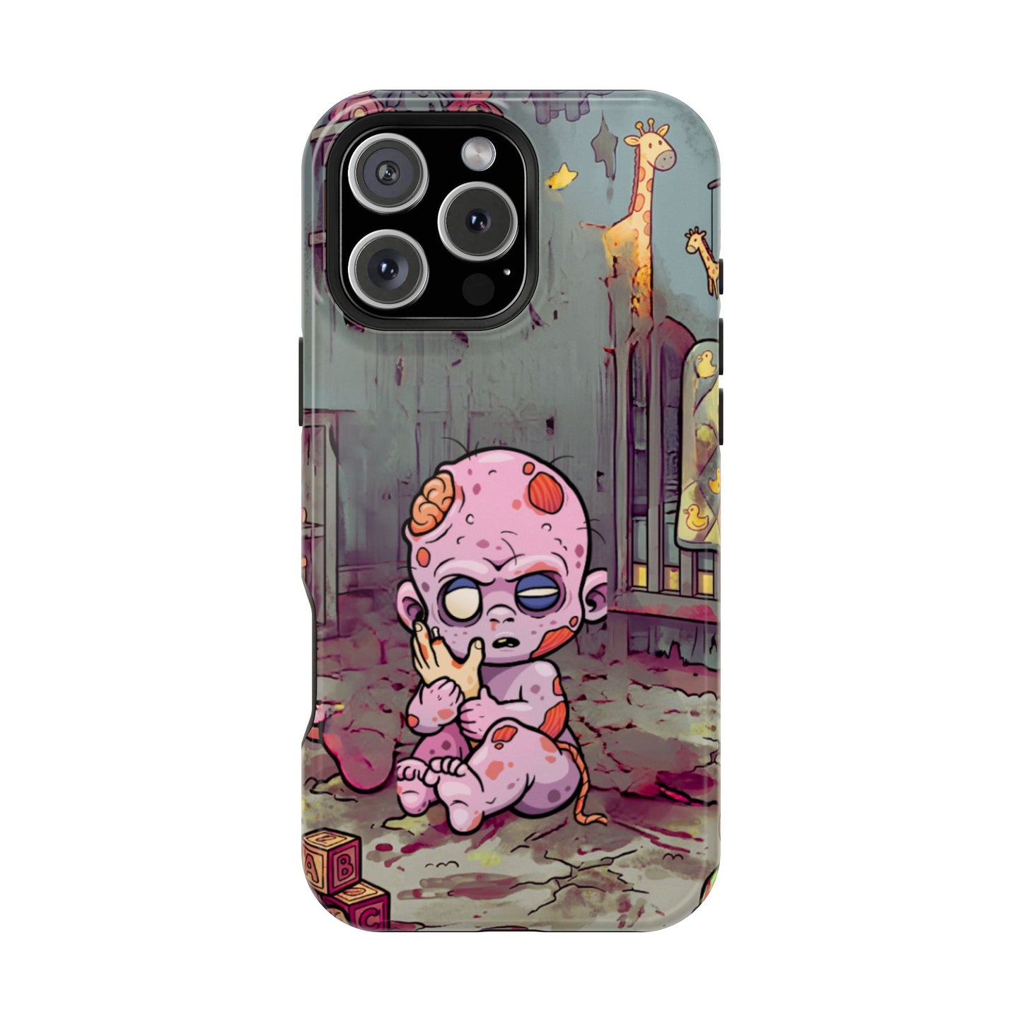 Zombie Baby Phone Case — Cute Creepy Impact-Resistant iPhone Case