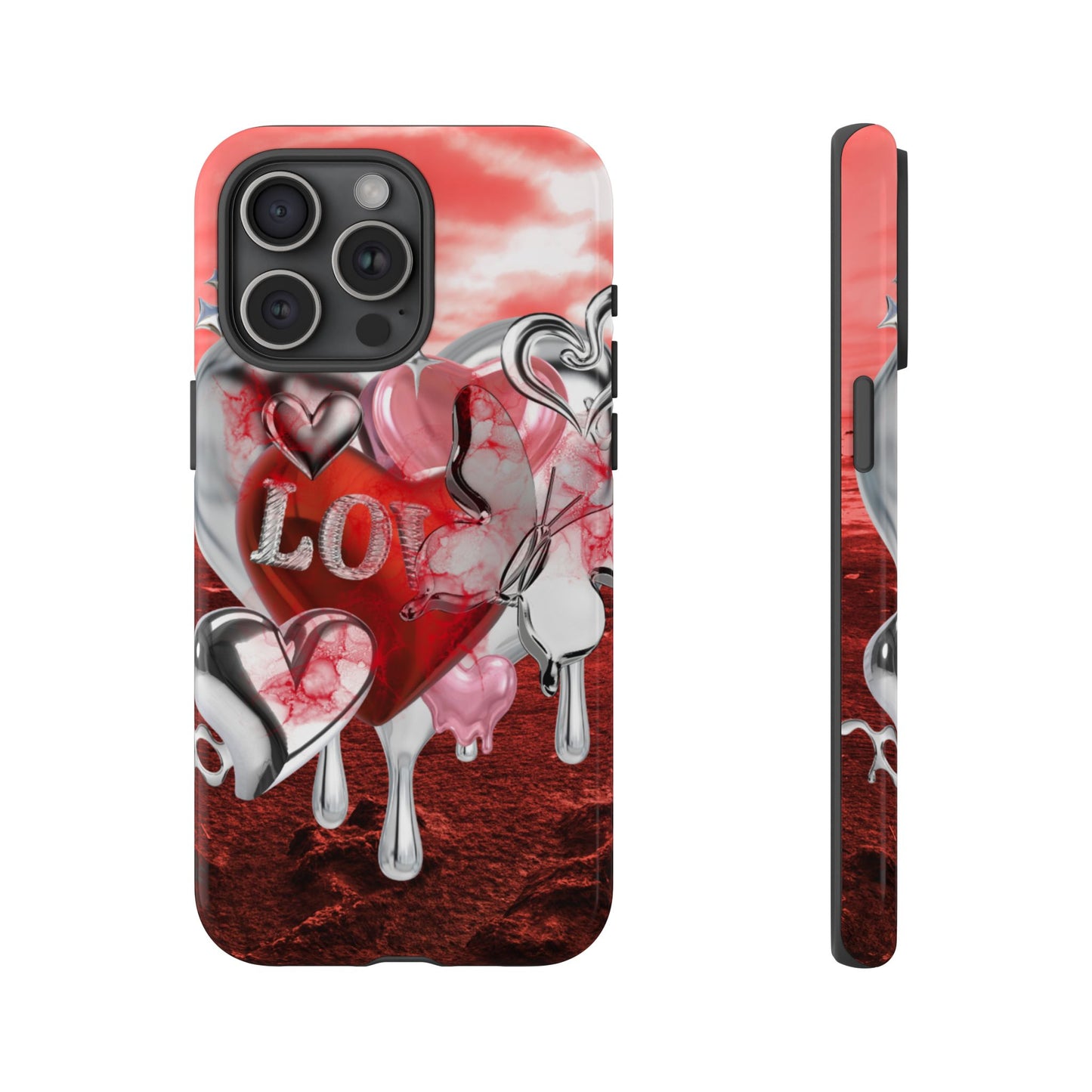 Protective Phone Case – Chrome Love