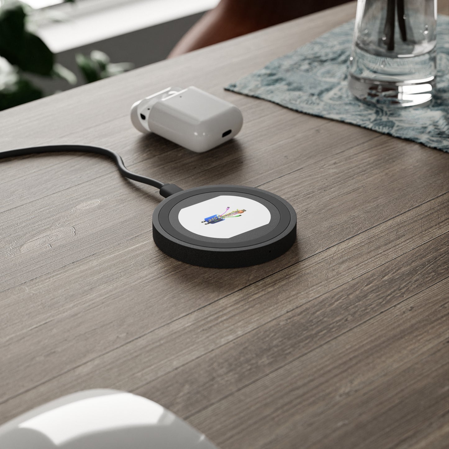 Wireless Charging Pad – 215 Connected Logo 5W Charger