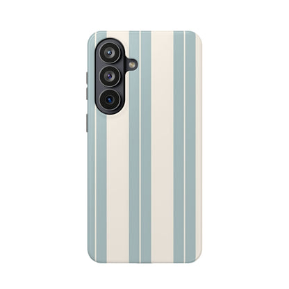 Wireless-Charging Compatible Case – Coastal Stripe