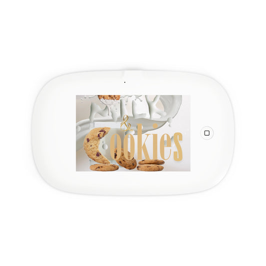 UV Phone Sanitizer with Wireless Charger – Milk & Cookies
