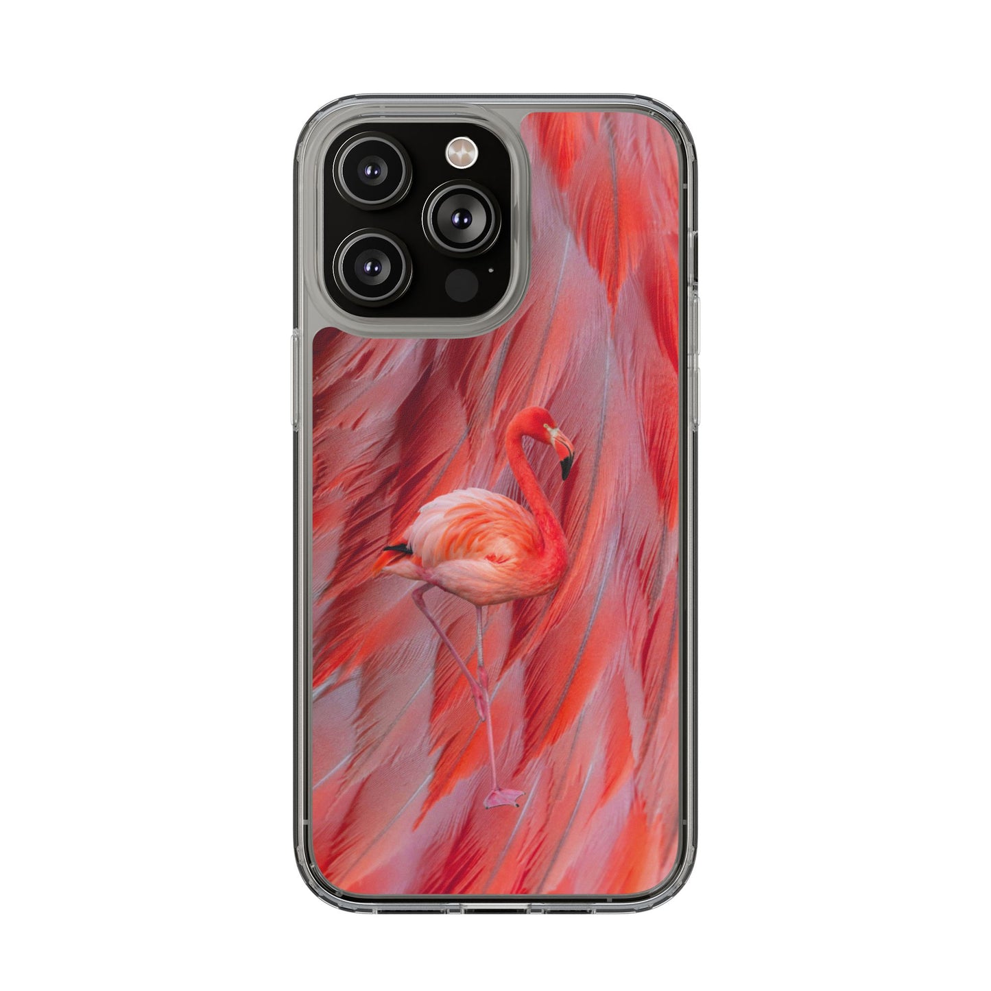 Clear Phone Case – Scarlet Plume