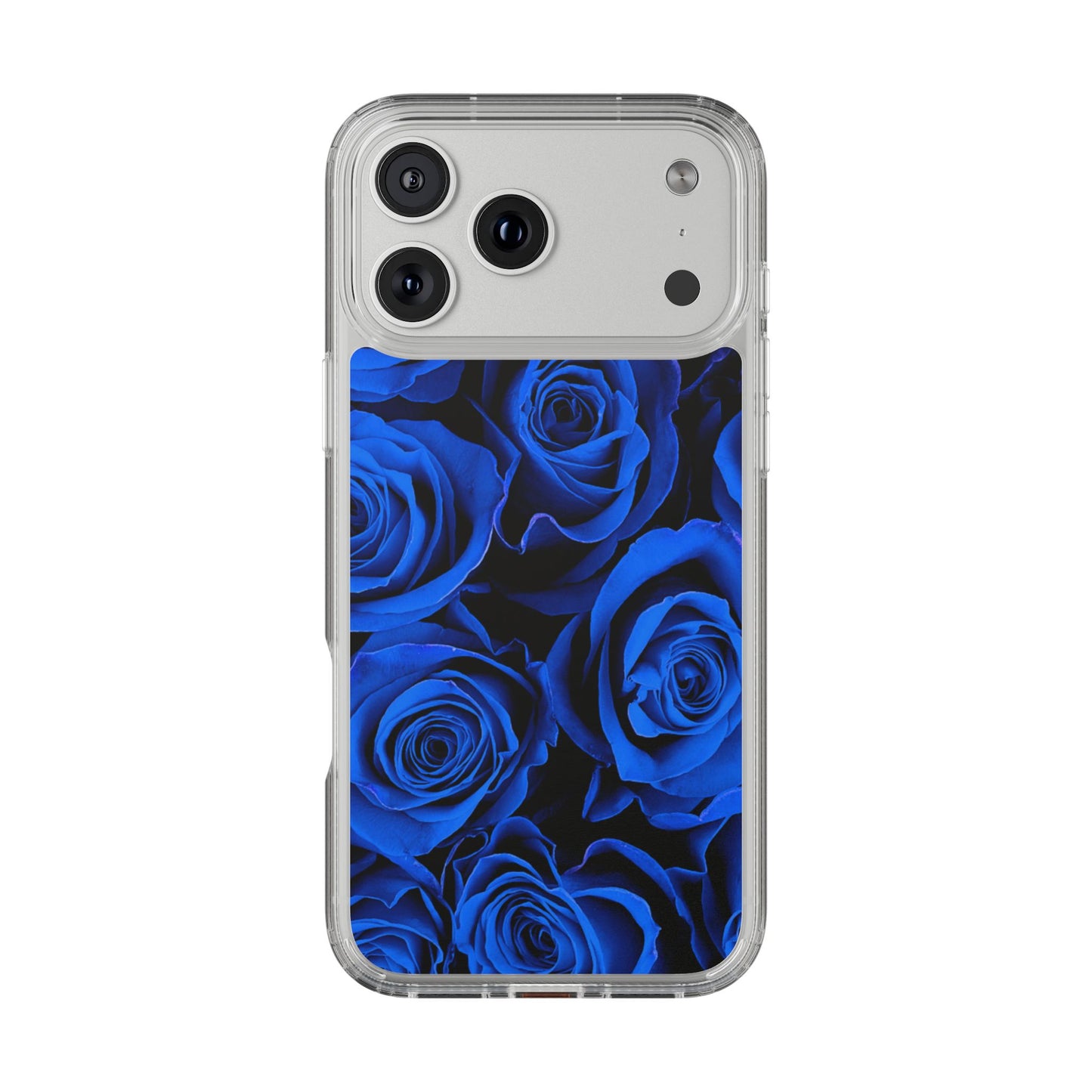 Clear Phone Case – Midnight Bloom