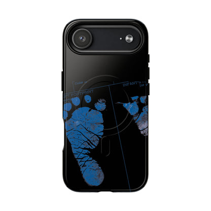 Protective Magnetic Phone Case – Mom’s Little Blue Footprints
