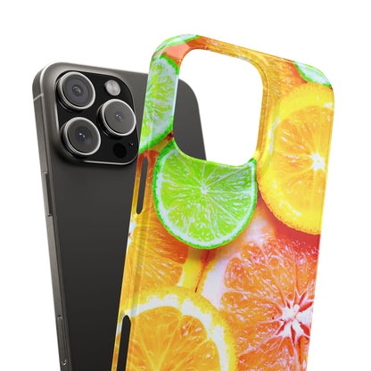 Slim Phone Case – Sunkissed Citrus