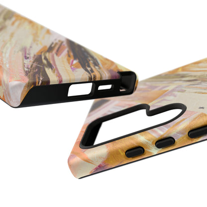 Protective Phone Case – Brush & Bronze