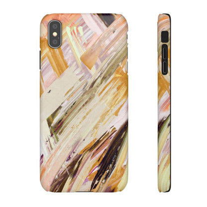 Snap Phone Case – Brush & Bronze