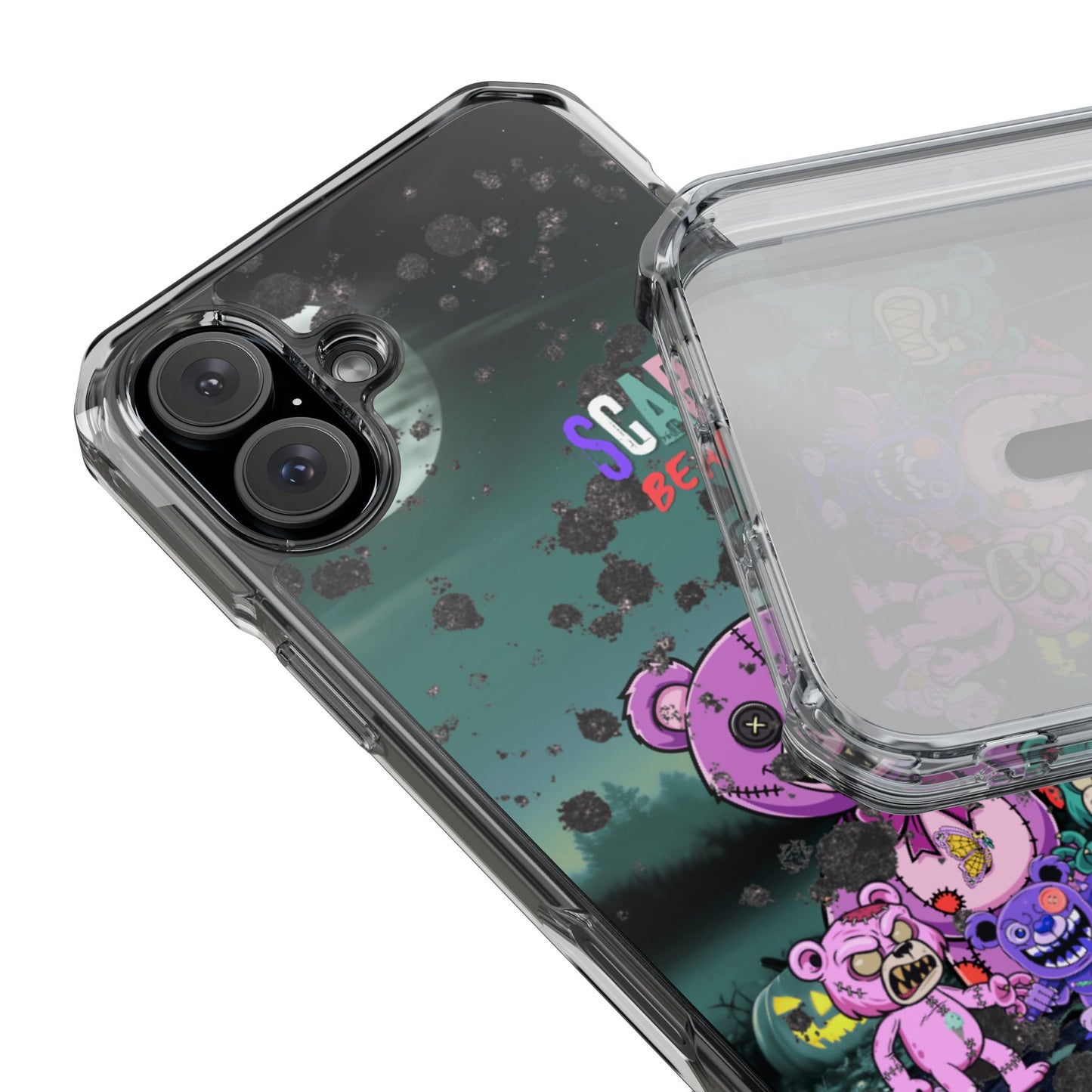 Clear Magnetic Phone Case – Scare Bears