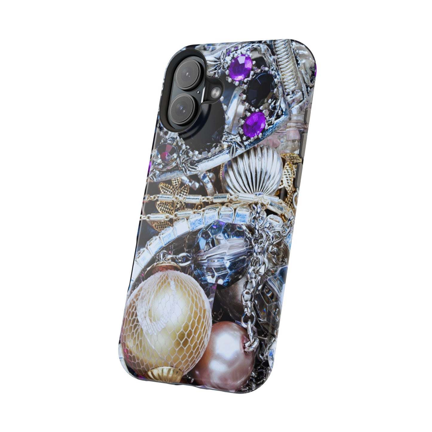 Wireless-Charging Compatible Case – Chrome Jewel