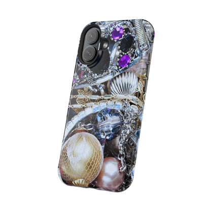 Wireless-Charging Compatible Case – Chrome Jewel