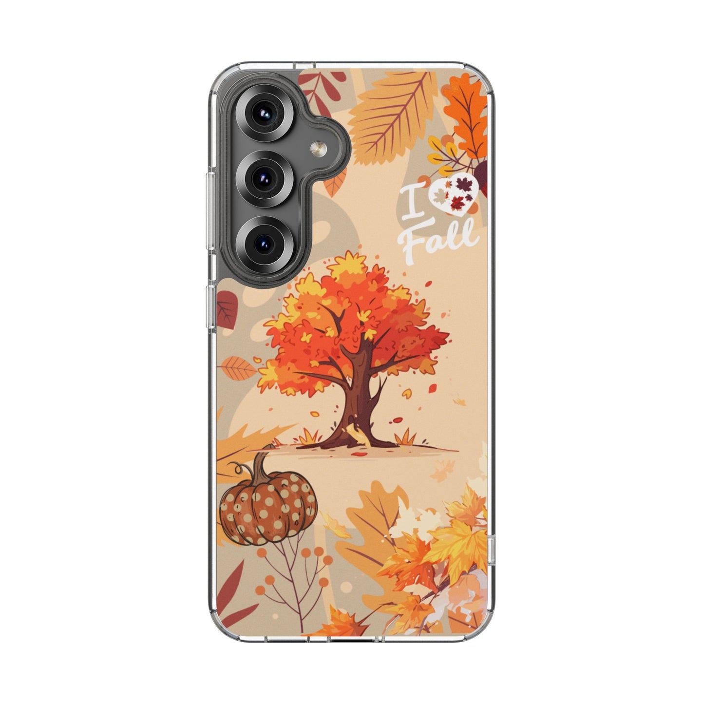 Clear Phone Case – Fall in Love