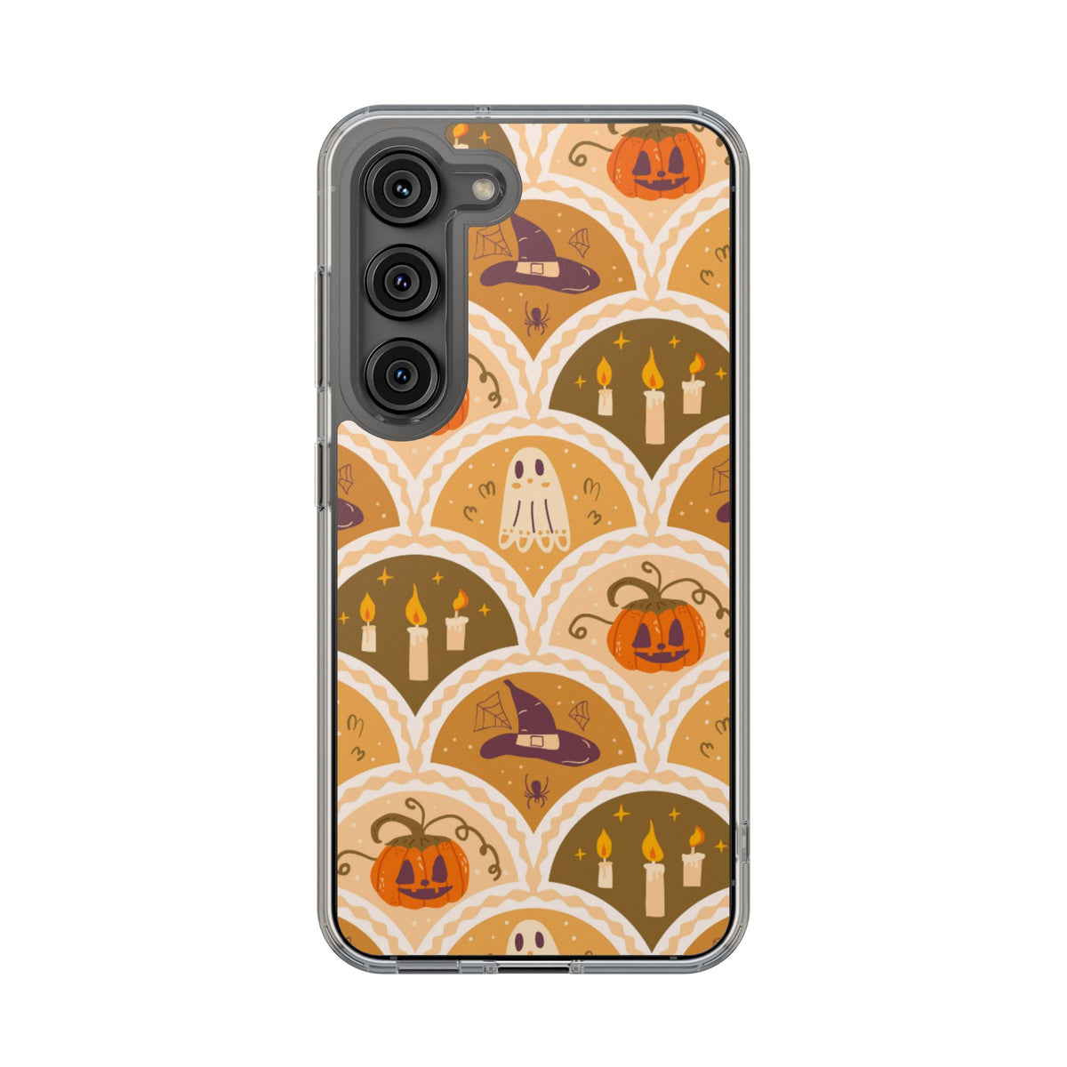 Clear Phone Case – Vintage Haunt – Compatible with iPhone 13–17 & Samsung Galaxy S25–S26 Series