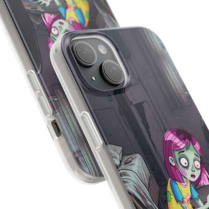 Zombie Girl Phone Case — Cute Creepy Cartoon Phone Cover