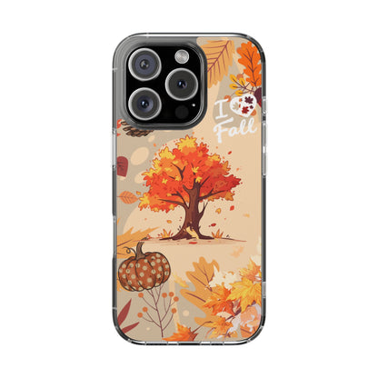 Clear Phone Case – Fall in Love