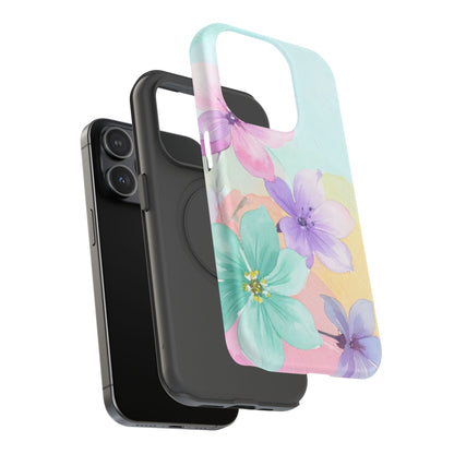 Impact-Resistant Phone Case – Water Petal