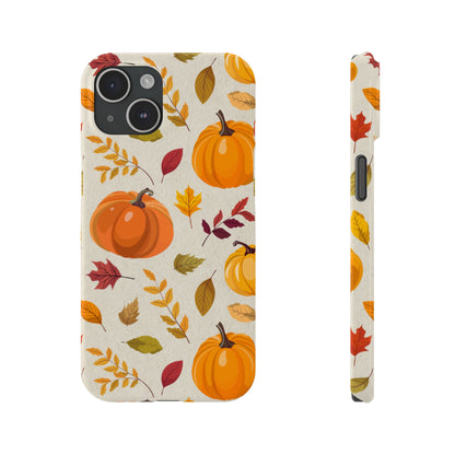 Slim Phone Case – Falling for Pumpkin