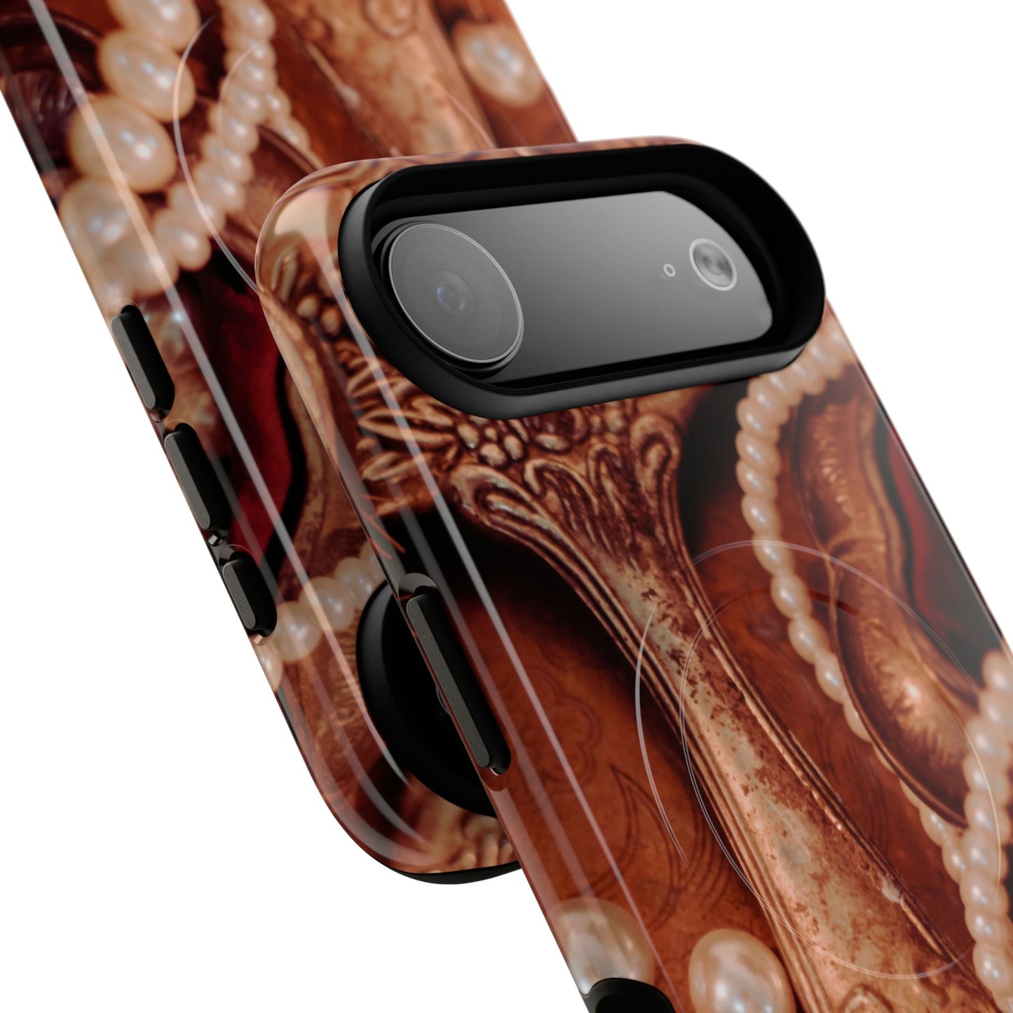 Protective Magnetic Phone Case – Bronze Vanity