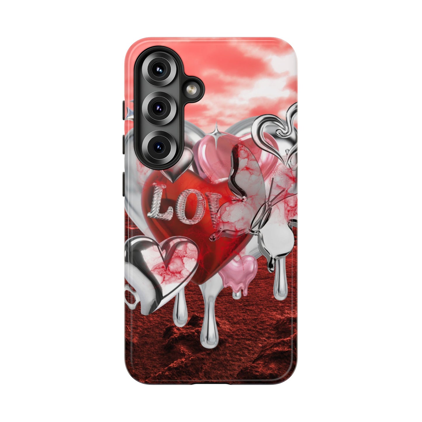 Protective Phone Case – Chrome Love
