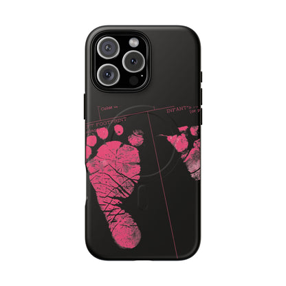 Protective Magnetic Phone Case – Mom’s Little Pink Footprints