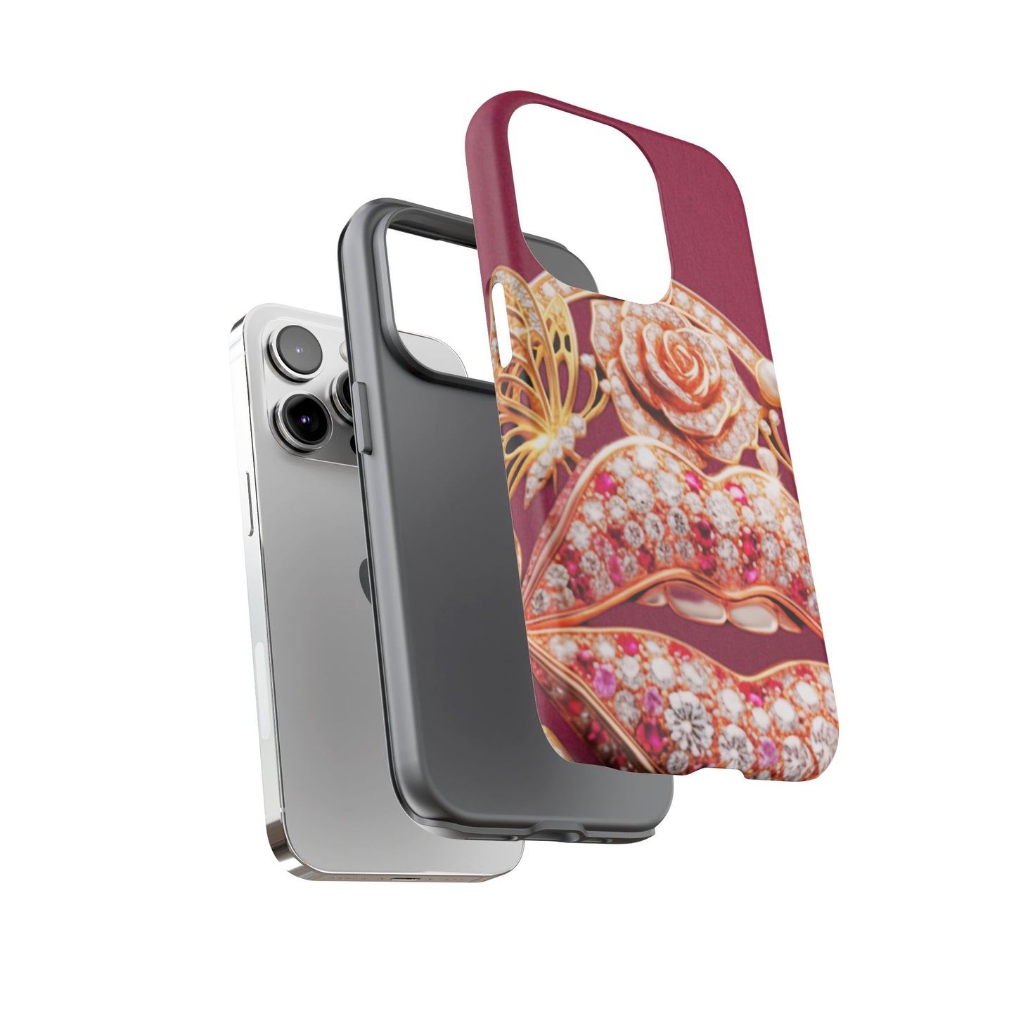 Protective Phone Case – Kiss of Gold
