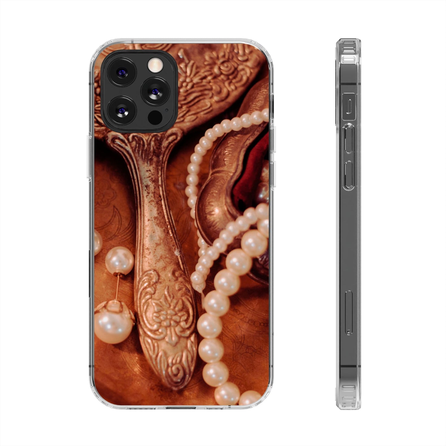 Clear Phone Case – Bronze Vanity