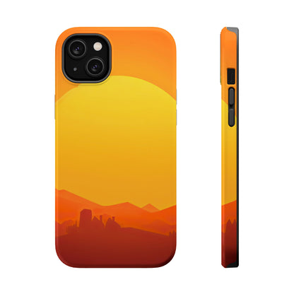 Wireless-Charging Compatible Case – Desert Sunrise