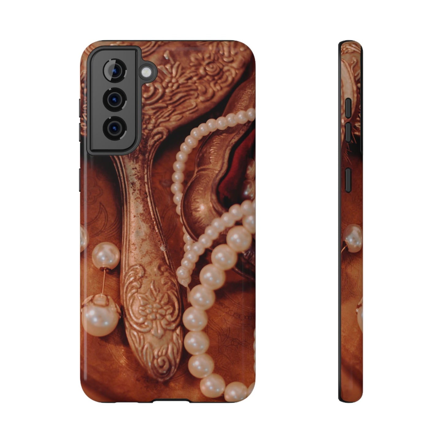 Impact-Resistant Phone Case – Bronze Vanity