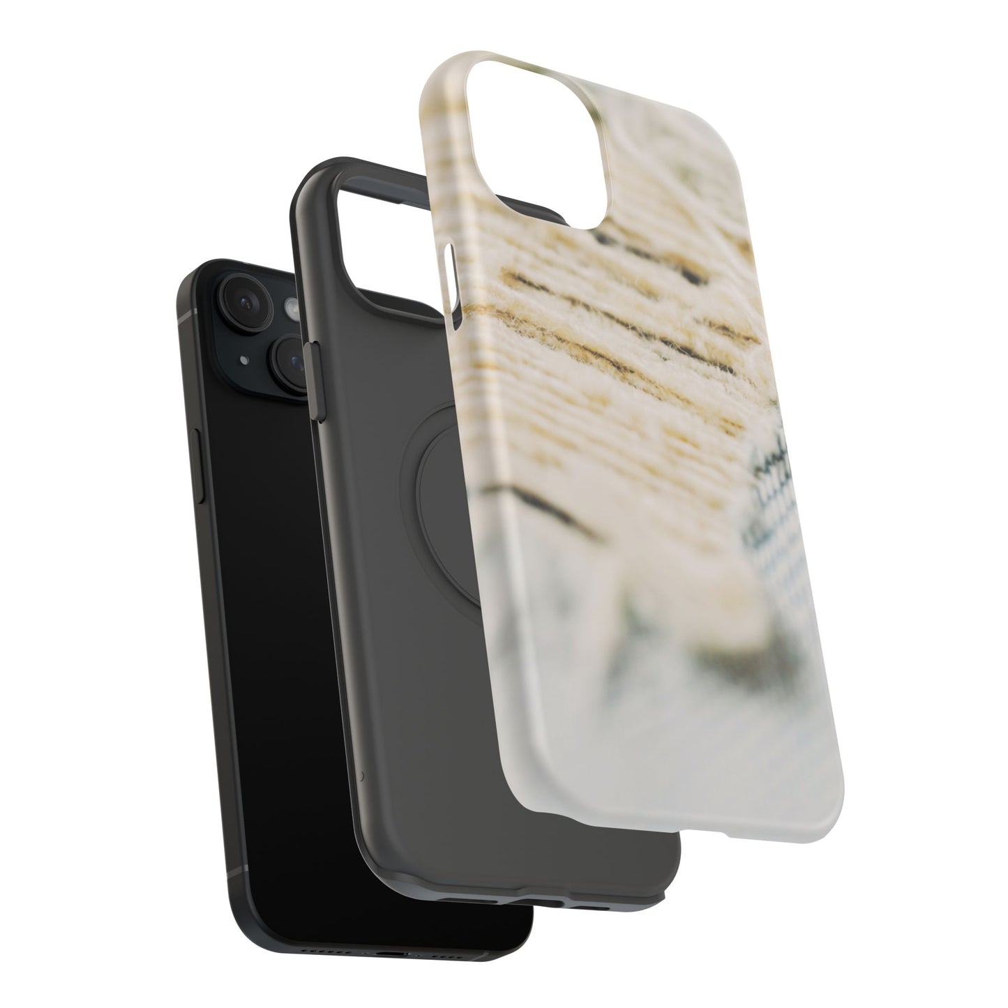 Impact-Resistant Phone Case – Woven Warmth