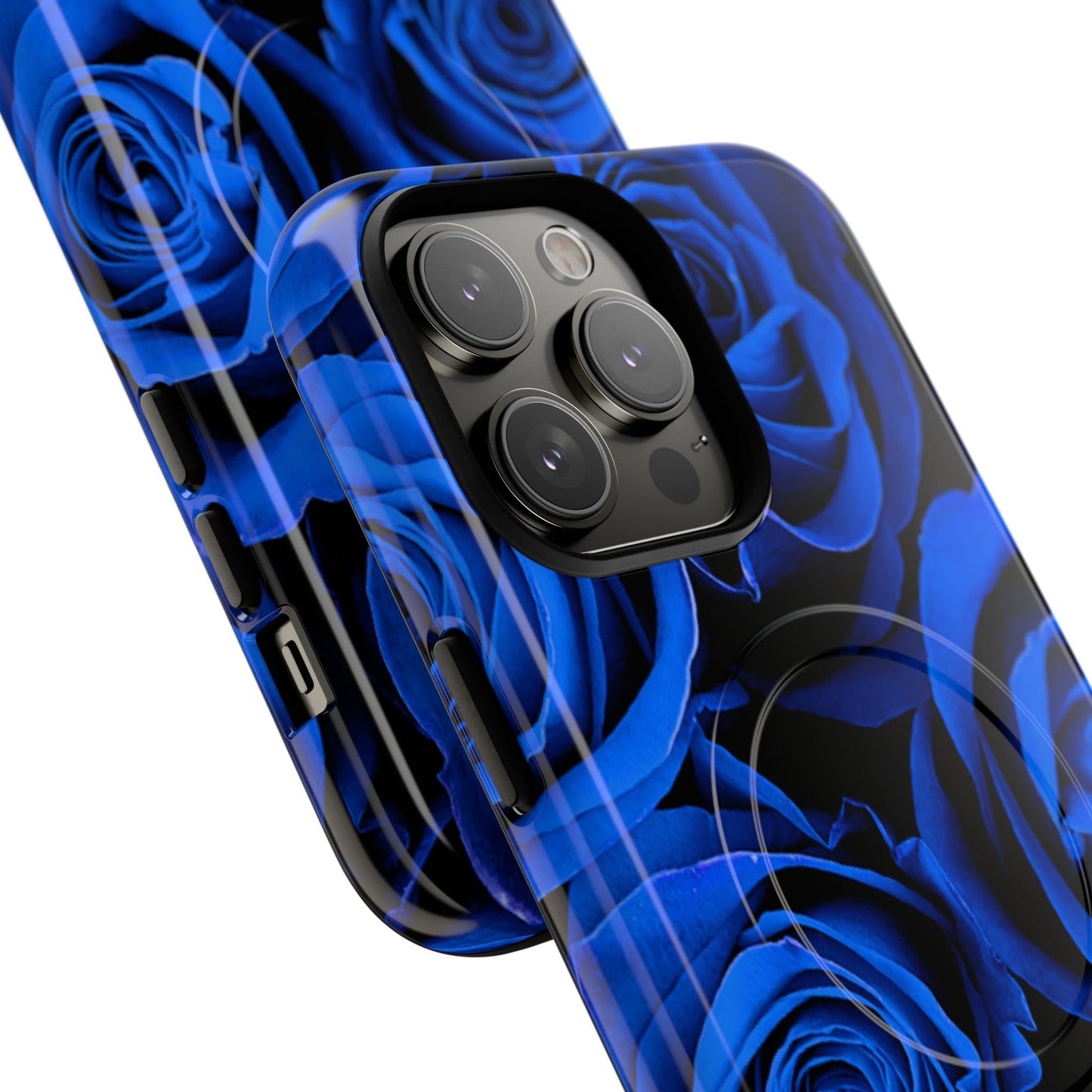 Protective Magnetic Phone Case – Midnight Bloom