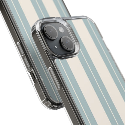 Clear Phone Case – Coastal Stripe