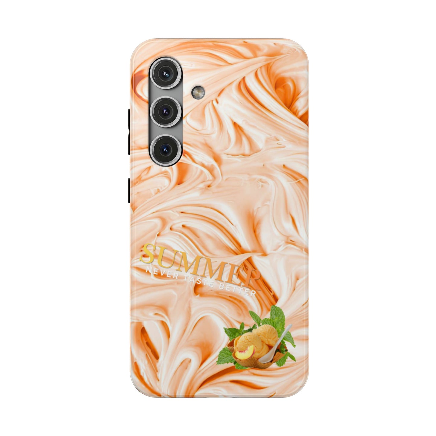 Impact-Resistant Phone Case – Peach Sorbet