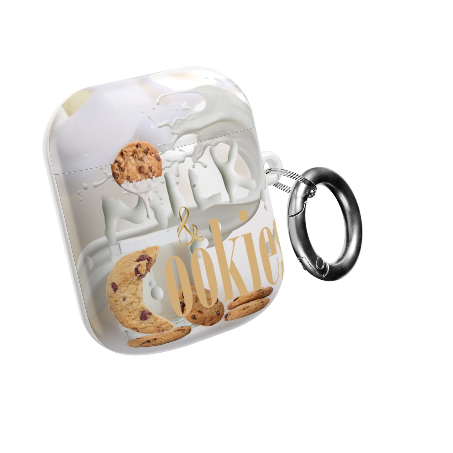 Earbud Case Cover – Milk & Cookies