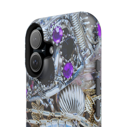 Impact-Resistant Phone Case – Chrome Jewel