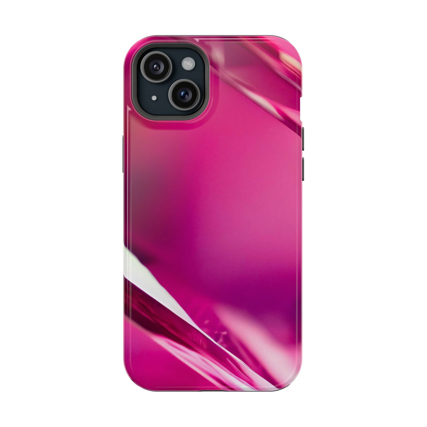 Impact-Resistant Phone Case – Magenta Motion