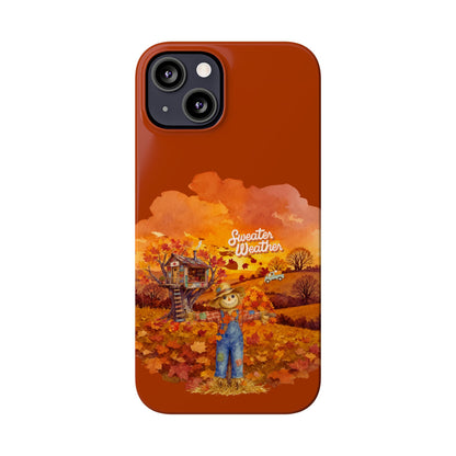 Slim Phone Case – Sweater Weather – Compatible with iPhone 11–17 Series